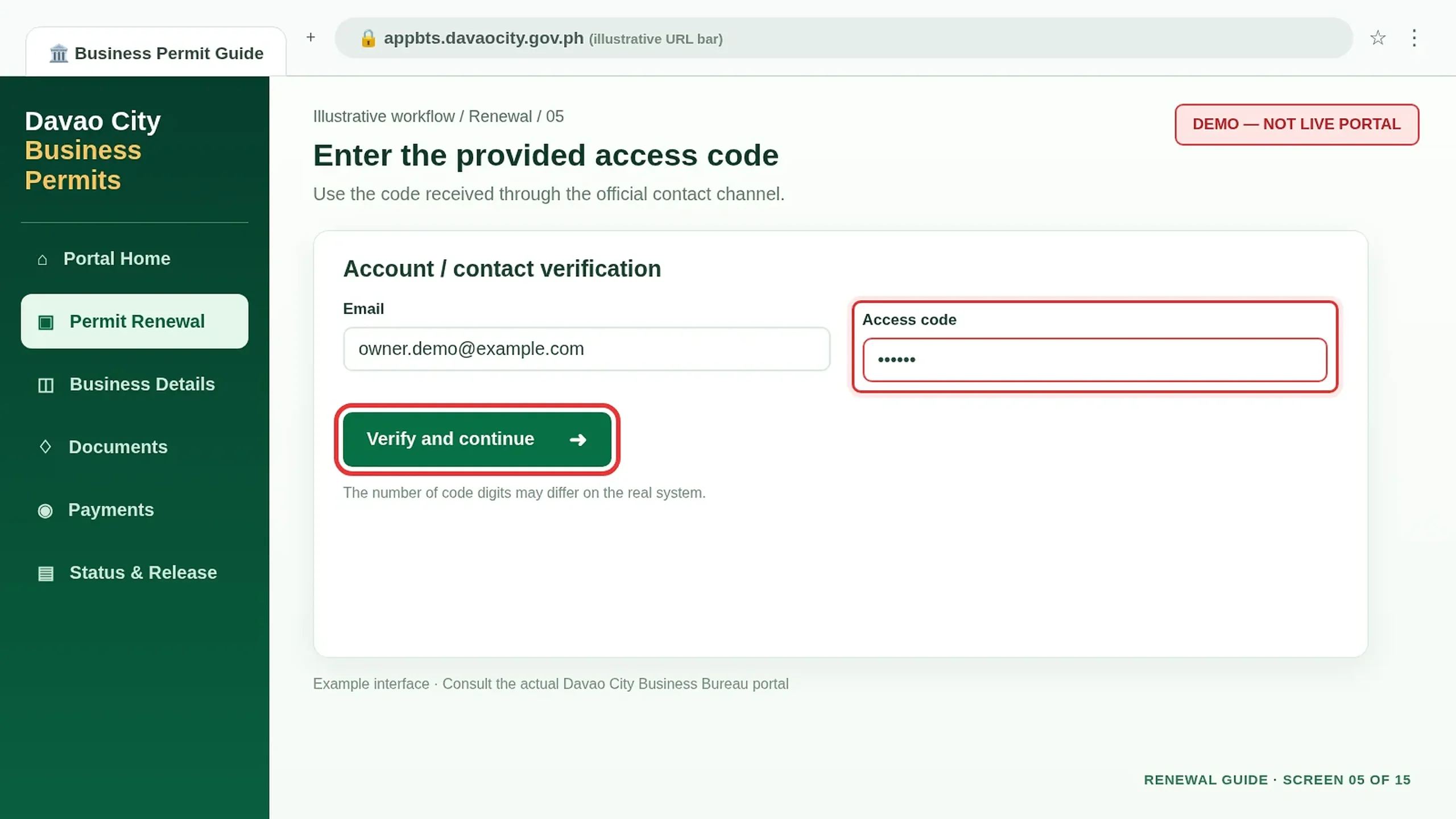 Access-code verification